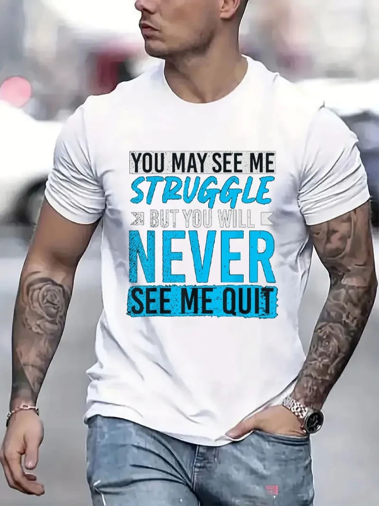 Mens 100%Cotton TShirt Comfortable Crew Neck Casual Cotton ShortSleeves Soft Breathable Top  Print.