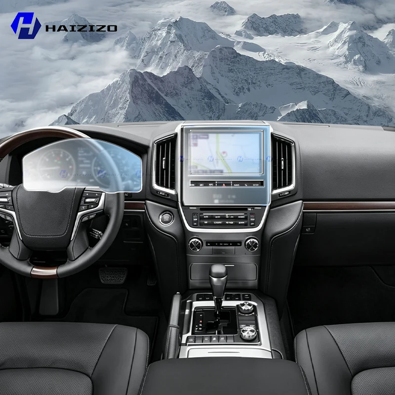 For Toyota Land Cruiser LC200 2016-2021 Car interior Matte Screen Protector GPS Navigation LCD screen TPU film Scratch resistant