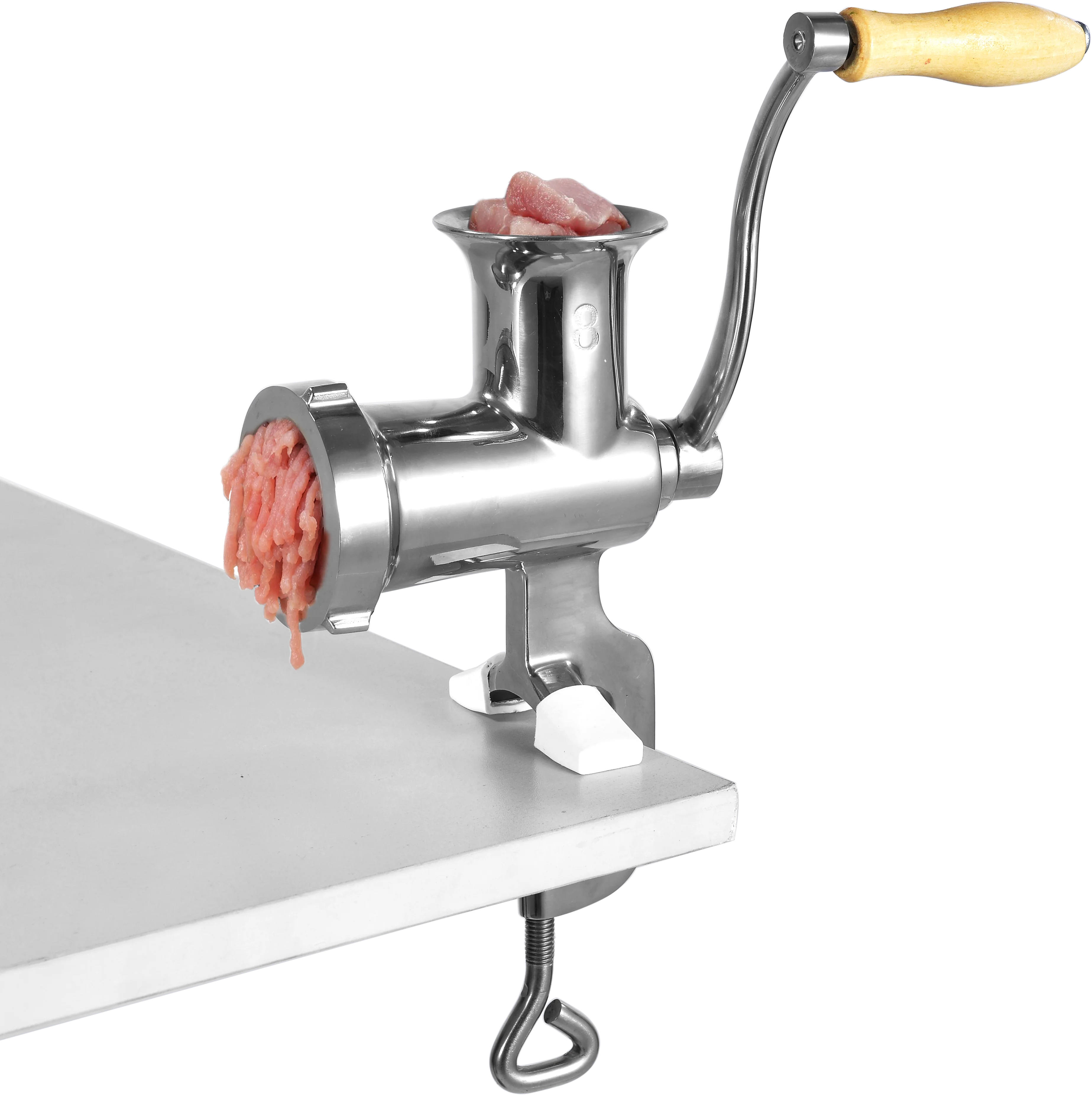 

Manual Meat Grinder Stainless Steel Hand Crank Meat Grinding Machine Sausage Stuffer Filler Household Pork Mincer Sausage Maker