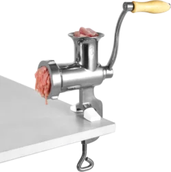 Manual Meat Grinder Stainless Steel Hand Crank Meat Grinding Machine Sausage Stuffer Filler Household Pork Mincer Sausage Maker