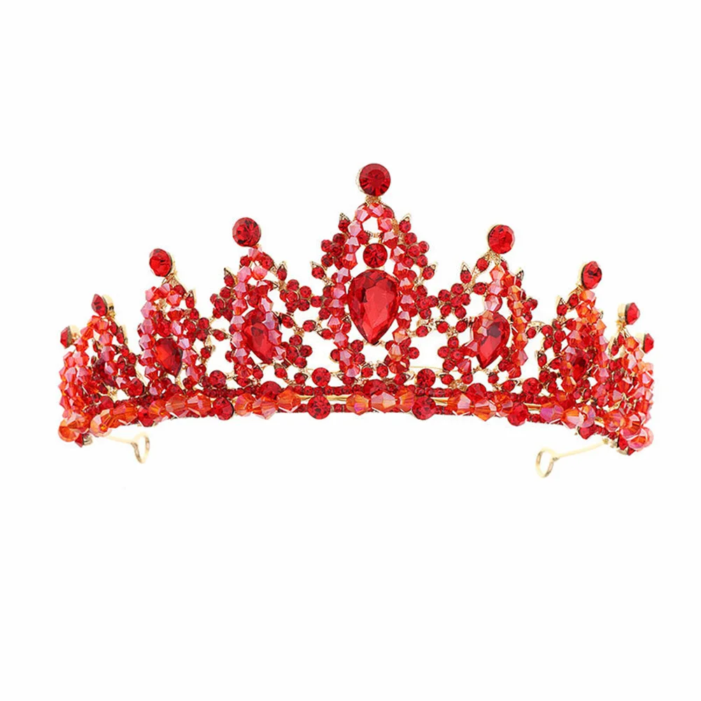 1Pcs Crown Headdress Premium Elegant Design Comfortable Wedding Bride Tiara Hair Accessories Charming Bridal Headwear Wedding