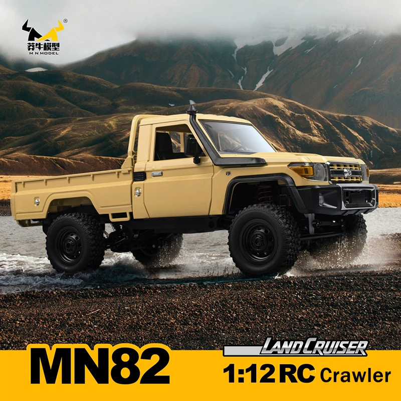 1:12 MN نموذج MN82 RC سيارة 2.4G RTR الإصدار 4WD 280 المحرك النسبي على الطرق الوعرة التحكم عن بعد الزاحف لعب للأولاد الهدايا