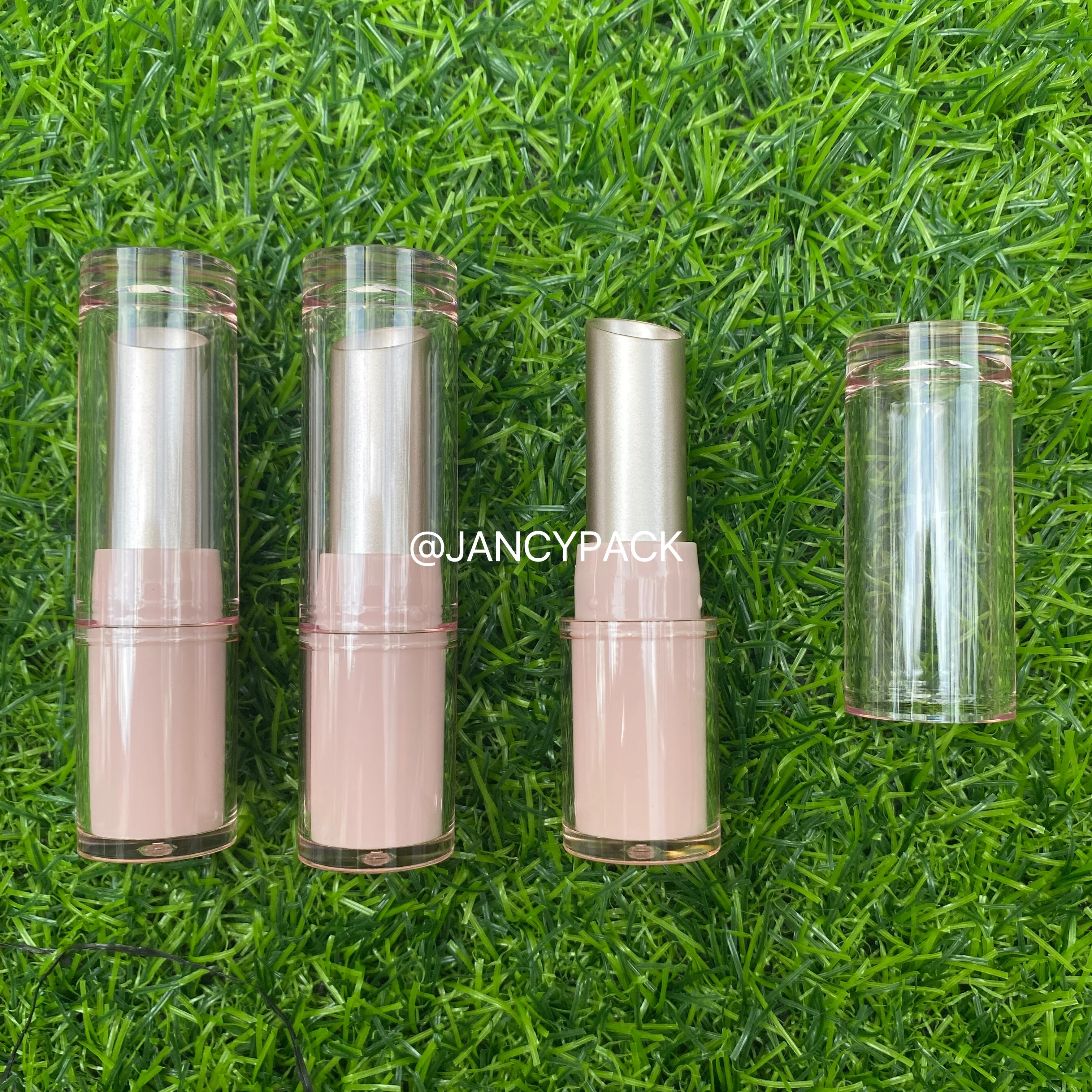 

slim pink Lipstick Tubes DIY Lip Protector Container Homemade Cosmetic Packaging Empty Lipstick Tube 11.1mm