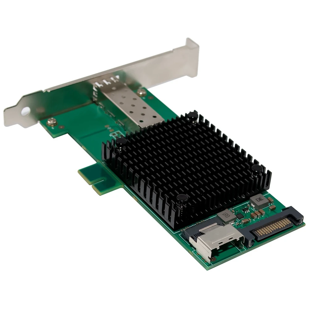 N86R M.2 to 10G Network Card B+M + X520 10G Fiber Optic Industrial Computer Server Network Card JL82599EN Chip