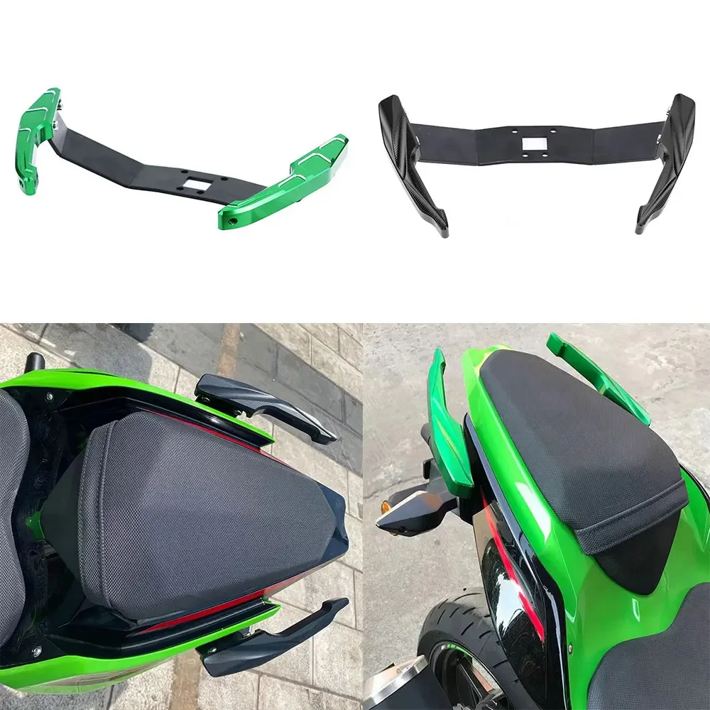 

For Kawasaki Ninja 400 Z400 2018-2023 Motorcycle Handrail Tail Bracket Handle CNC Aluminum Tail Armrest Thickened Rear Passenger