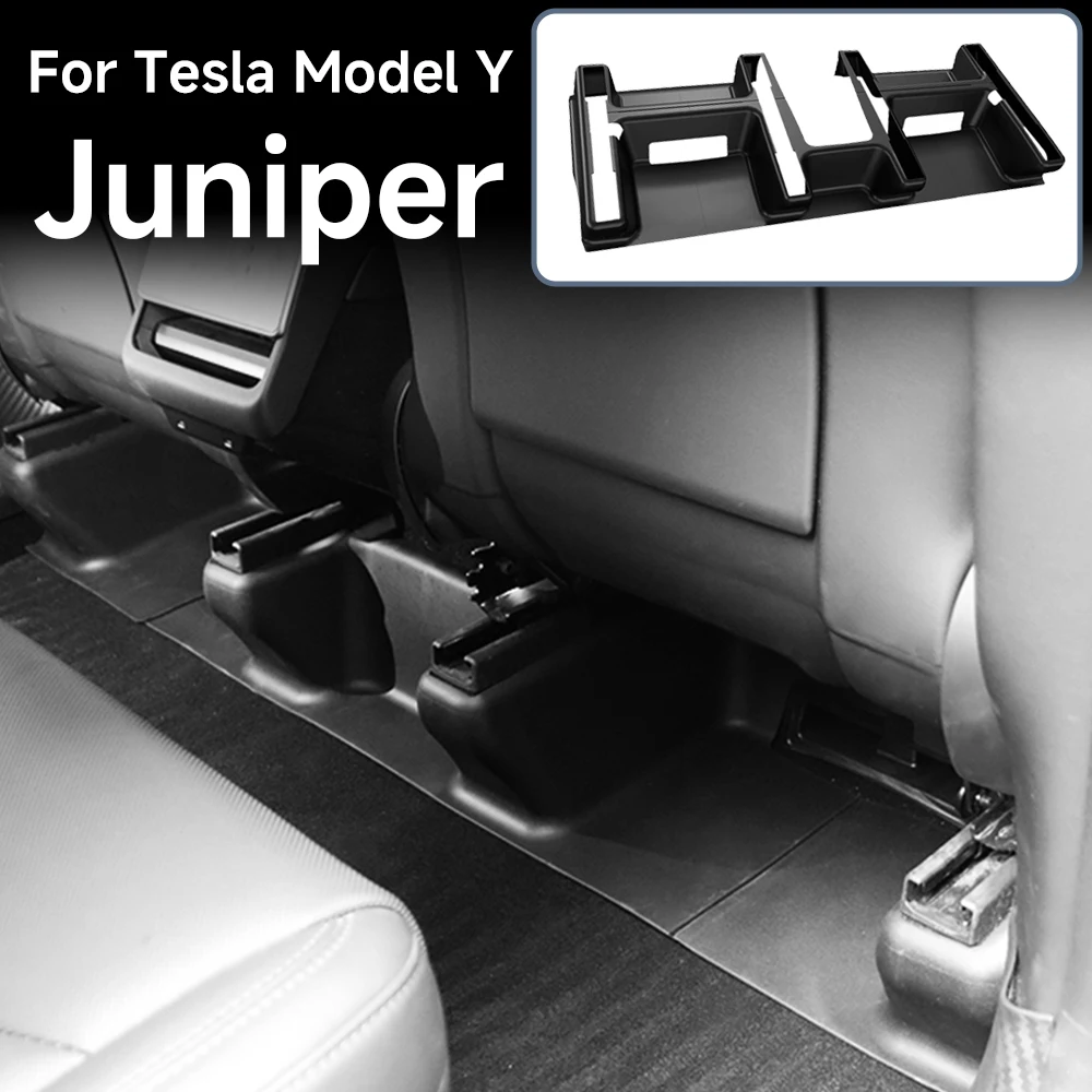 

For Tesla Model Y Juniper 2025 2026 TPE Under Seat Corner Guard Anti-Kick Anti-dirty Pad for Tesla Model Y Juniper Accessories