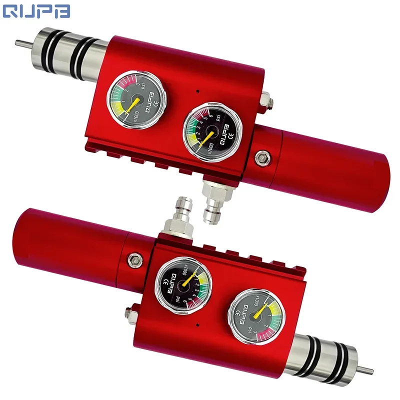 Constant Pressure Valves Aluminum Alloy High-Pressure Air Condition Double Gauges 4500psi 6000psi 30Mpa 40Mpa