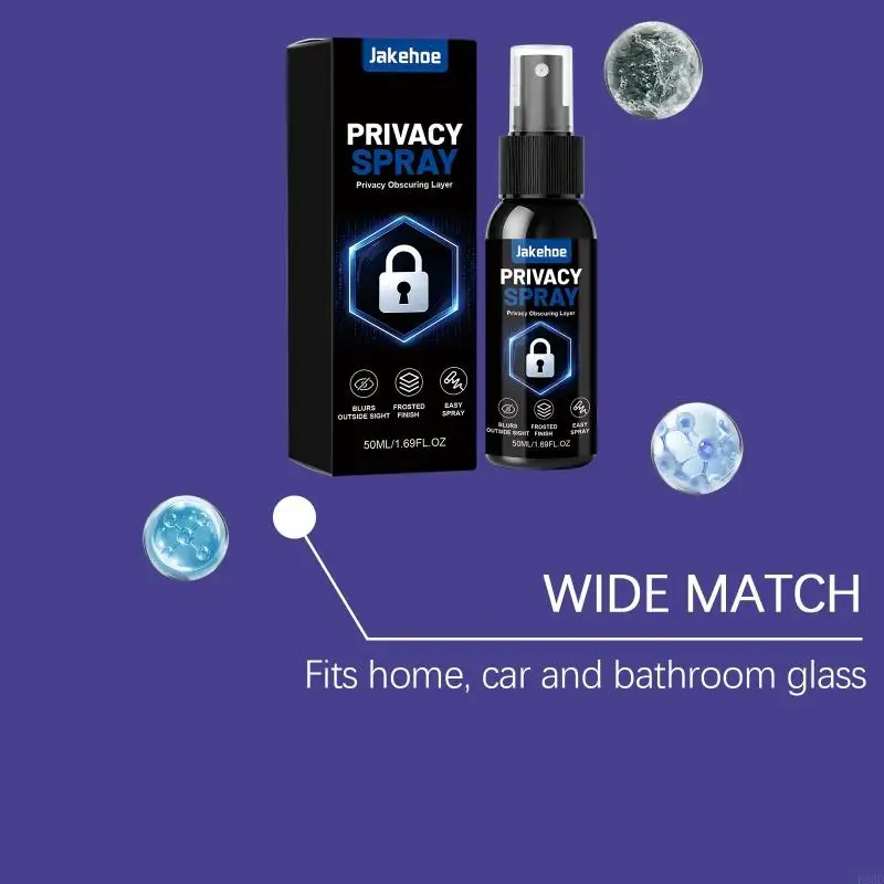 Glass Privacy Coating Sprays with Frosted Finish for Car and Home Glass