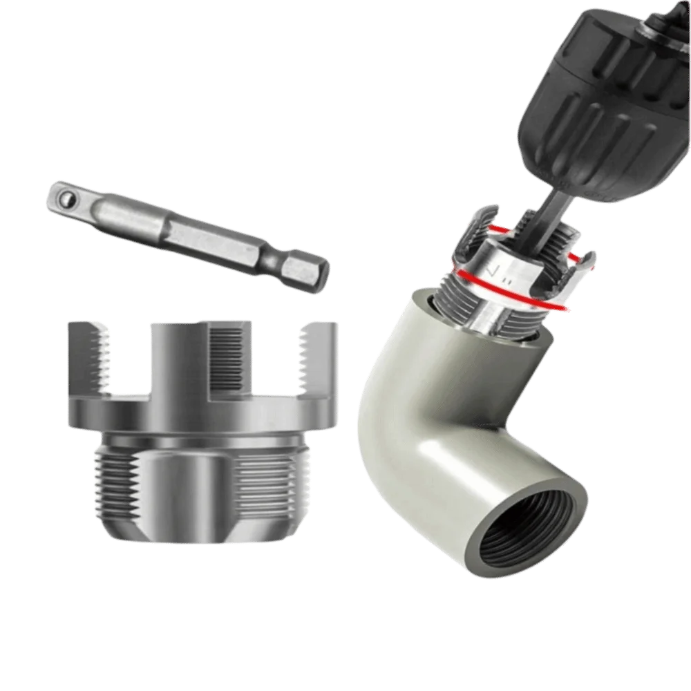 

1 Inch Pipe Threader Internal External Easy-Operate Pipe Tapping Tool All-Purpose Powerful Claw Universal Thread Tool