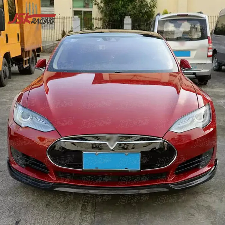 

Передняя губа из углеродного волокна в стиле JSK для Tesla Model S 2014-2016 гг.