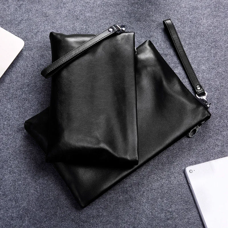 Clutch bag men Handbags classic style Men's wallet High capacity purse gentleman designer bag for male Business Casual