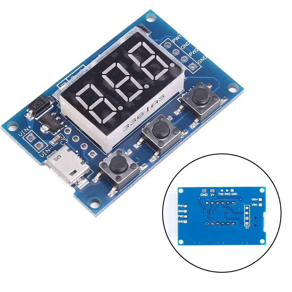Canais 5v Pwm Pulso Módulo Gerador de Onda Quadrada 1hz150khz Frequência Instrumentos de Medição Eletrônicos Suprimentos 1pc