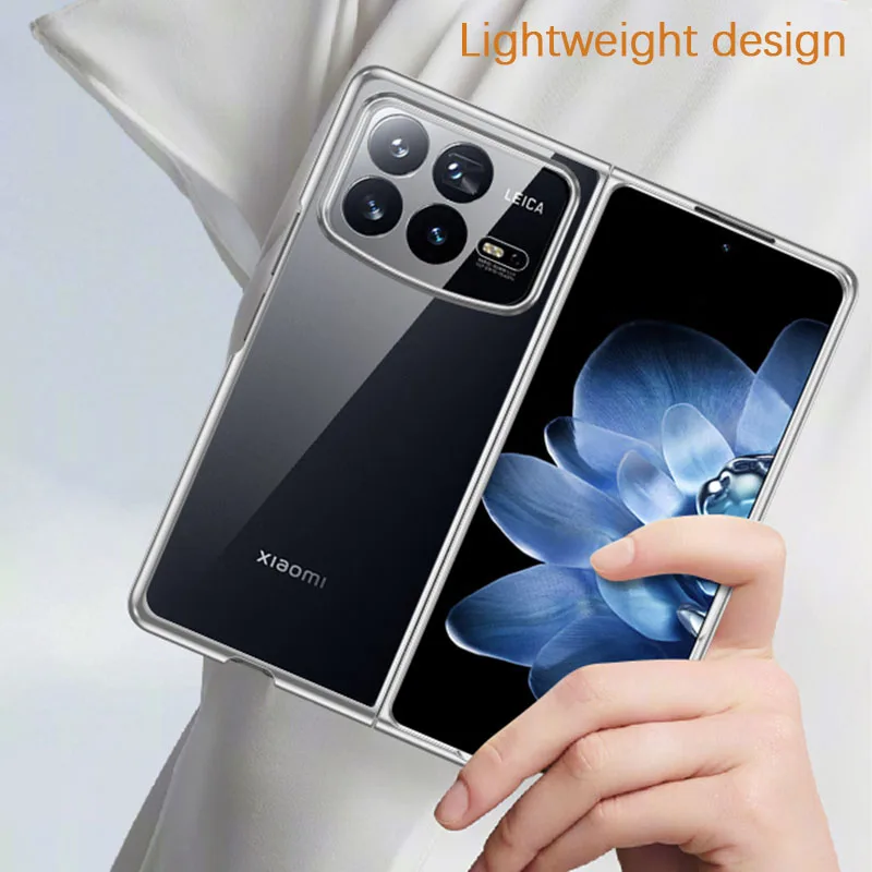 

Coque For Xiaomi Mix Fold 4 5G Ultra Slim Electroplated Transparent Cover Back Protective Case Shockproof Hard Clear Funda Shell
