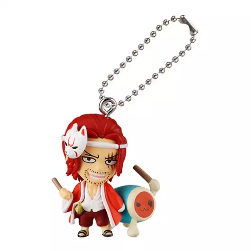 BANDAI Gashapon One Piece x Taiko no Tatsujin Anime Keychain