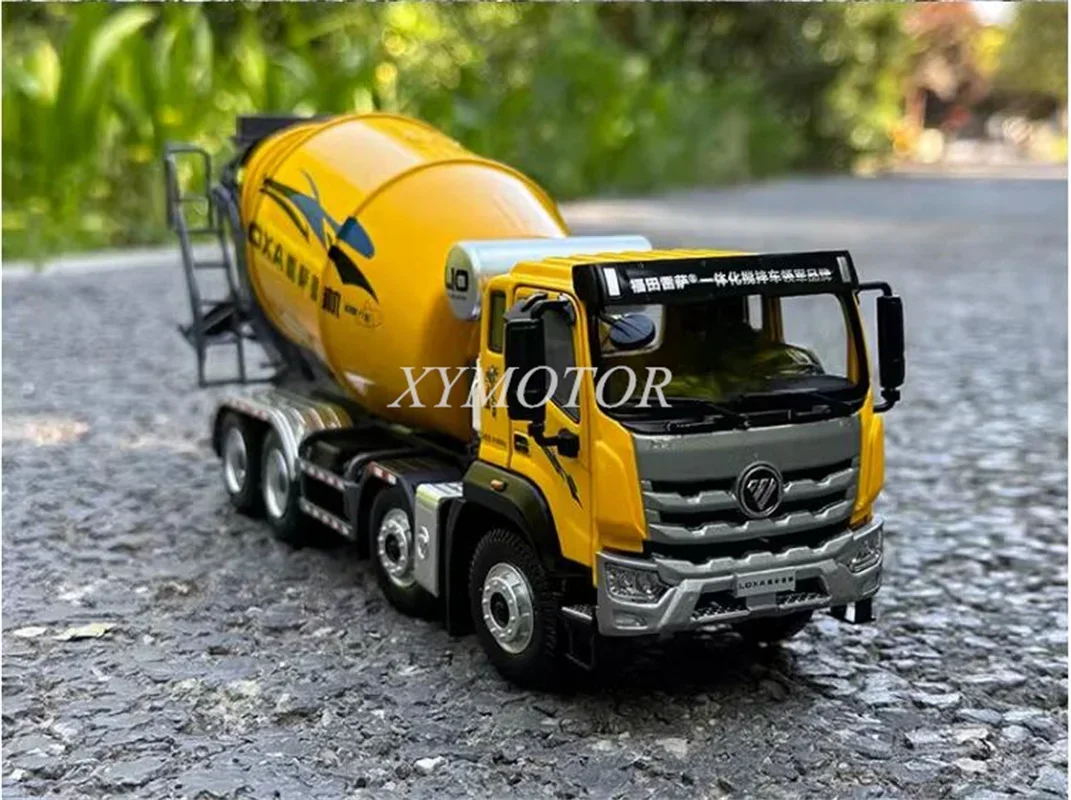 

1/35 For Foton LOXA Cement mixer Truck Diecast Model Car Yellow Toys Gifts Hobby Display Ornaments Collection