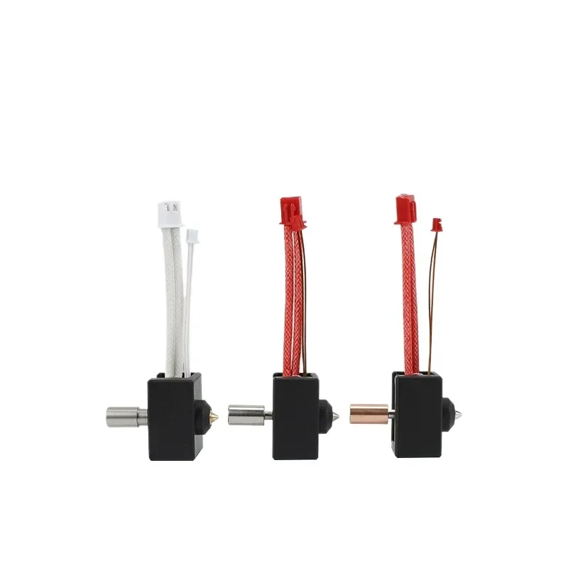 High Temp Resistant Copper Plated Nozzle Hotend Kit for 3D Printer DIY Upgrade Compatible with Creality Ender 3 S1 Elf