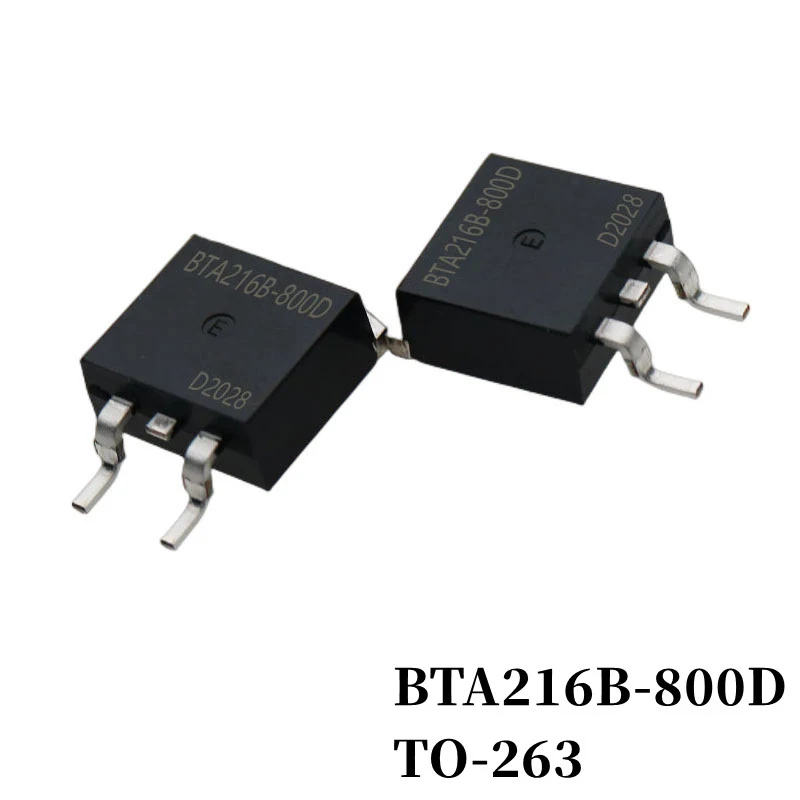 Triac to-263 مصلحة الارصاد الجوية الثايرستور ، BTA216B-600B ، BTA216B-600C ، BTA216B-600D ، BTA216B-600E ، BTA216B-800B ، BTA216B-800D ، BTA216B-800E ، 10-200 قطعة