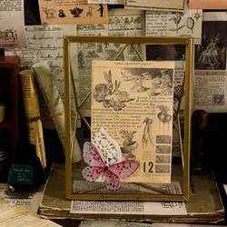 Zestaw naklejek naklejki do albumu materiałów piśmiennych w stylu Vintage naklejki do albumu wykwintne wzory do papier do majsterkowania dziennika scrapbookingu