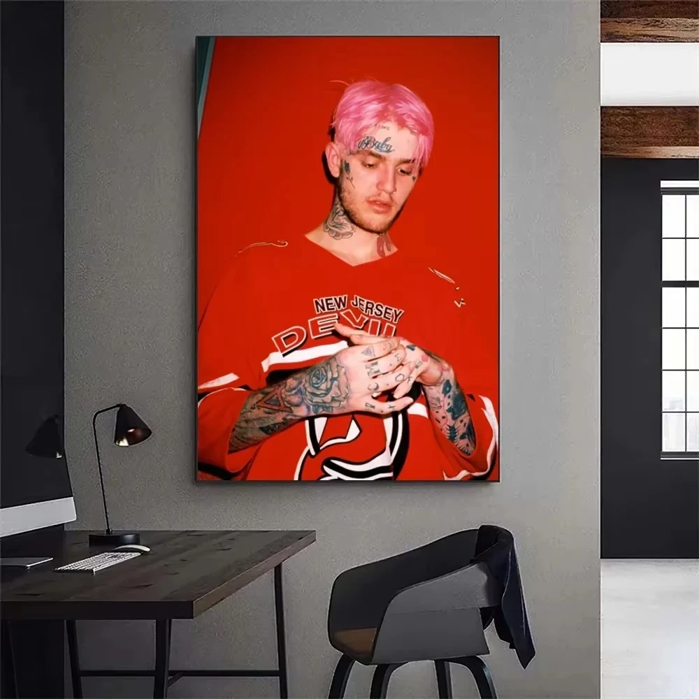 Lil Peep Hellboy Rapper Poster Gallery Prints Painting Wall Canvas Pictures Living Room Sticker