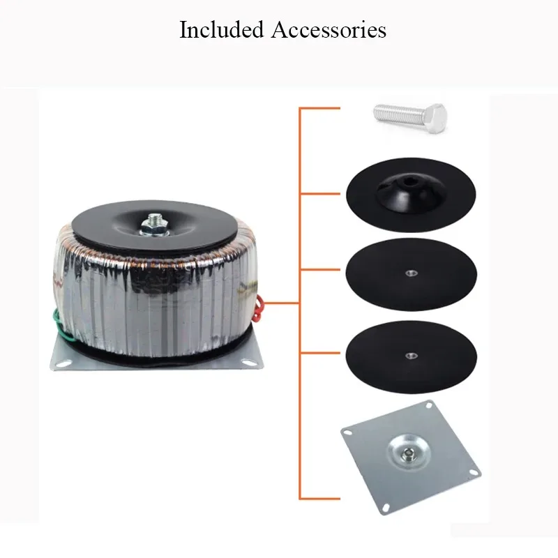 1800w 220v Input Dual AC Output Toroidal Power Transformer for HIFI Amplifier Audio