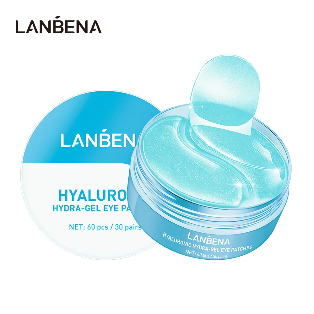 LANBENA Eye Patch Eye Mask Kolagenowa maska na twarz ​ Witamina C Hialuronowy retinol do pielęgnacji twarzy Produkty do pielęgnacji skóry 60 plastrów pod oczy