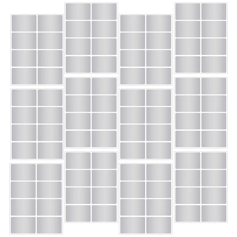 

12 Sheets Waterproof Label Paper For Bottle Food Storage Freezer Write On Labels Kitchen Organization Multi-Function Stickers