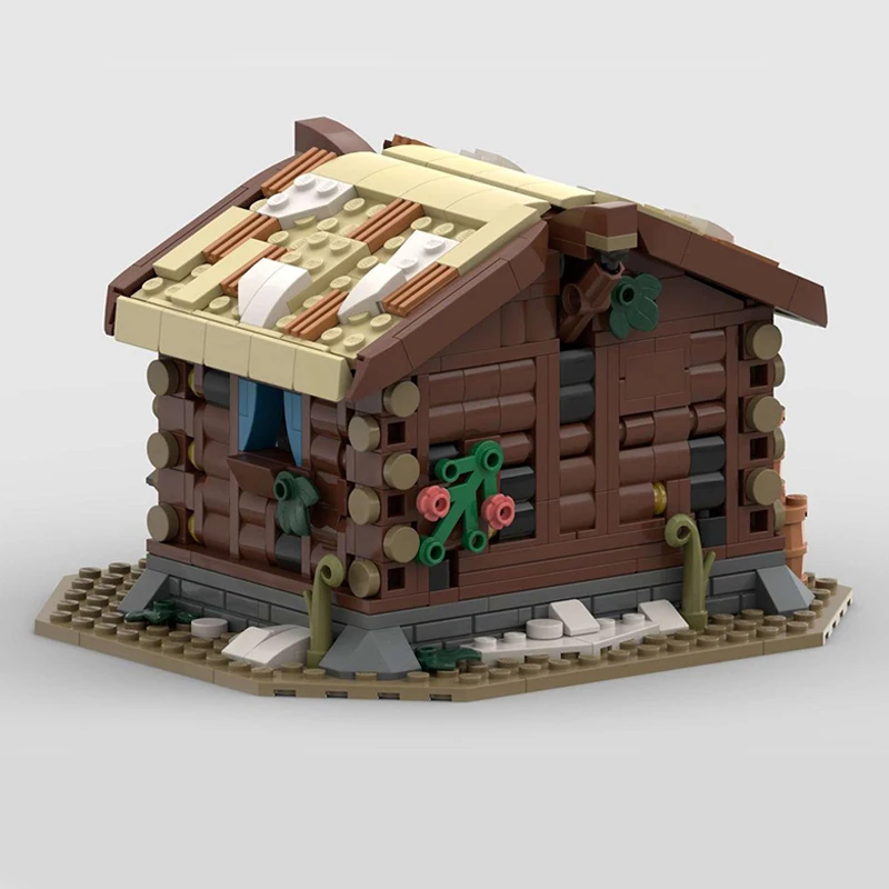 charming Viking trading post bricks Nordic village achitectural house diorama blocks mdieval town modular building moc unique