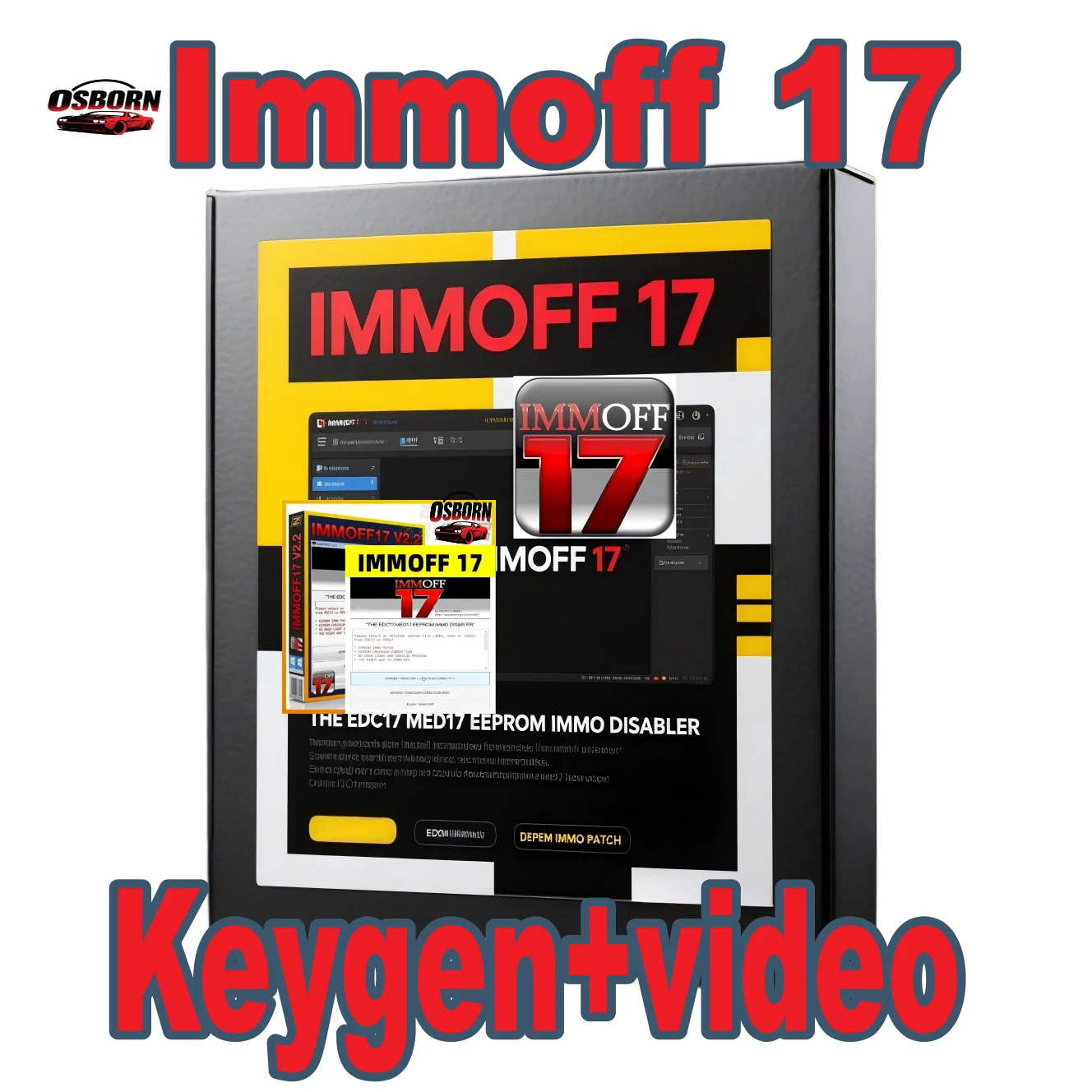أحدث برنامج IMMOFF17 لعام 2025 EDC17 Immo Off Ecu Program Immoff17 + keygen مجاني + تثبيت الفيديو + تساعد مجاني في التثبيت #1