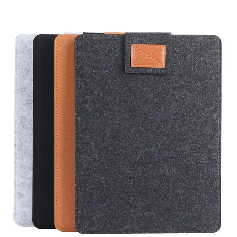 Waterproof Laptop Bag 11 13 15 Inch Tablet Protector Case Felt Tablet Storage Bag For MacBook iPad Pro Notebook PC Accessories