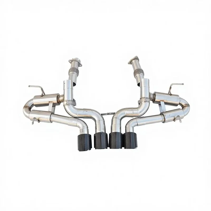 Performance Valvetronic Catback for Chevrolet Corvette C8 Z06 5.5L SS304 Smart Valve Muffler Exhaust Pipe System 2023
