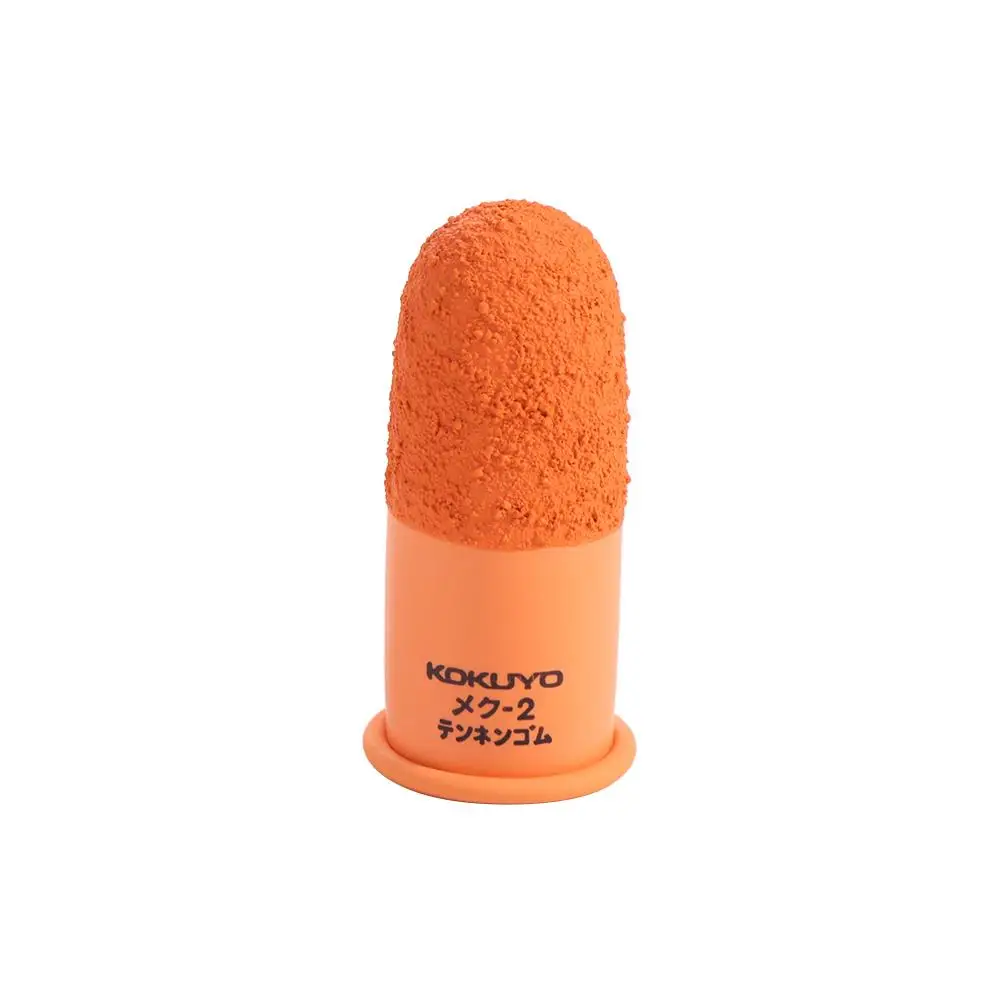 

Multi-purpose Non-slip Finger Cover Natural Rubber Anti-static Fingertips Protector Gloves Counting Reusable Orange Finger Cots