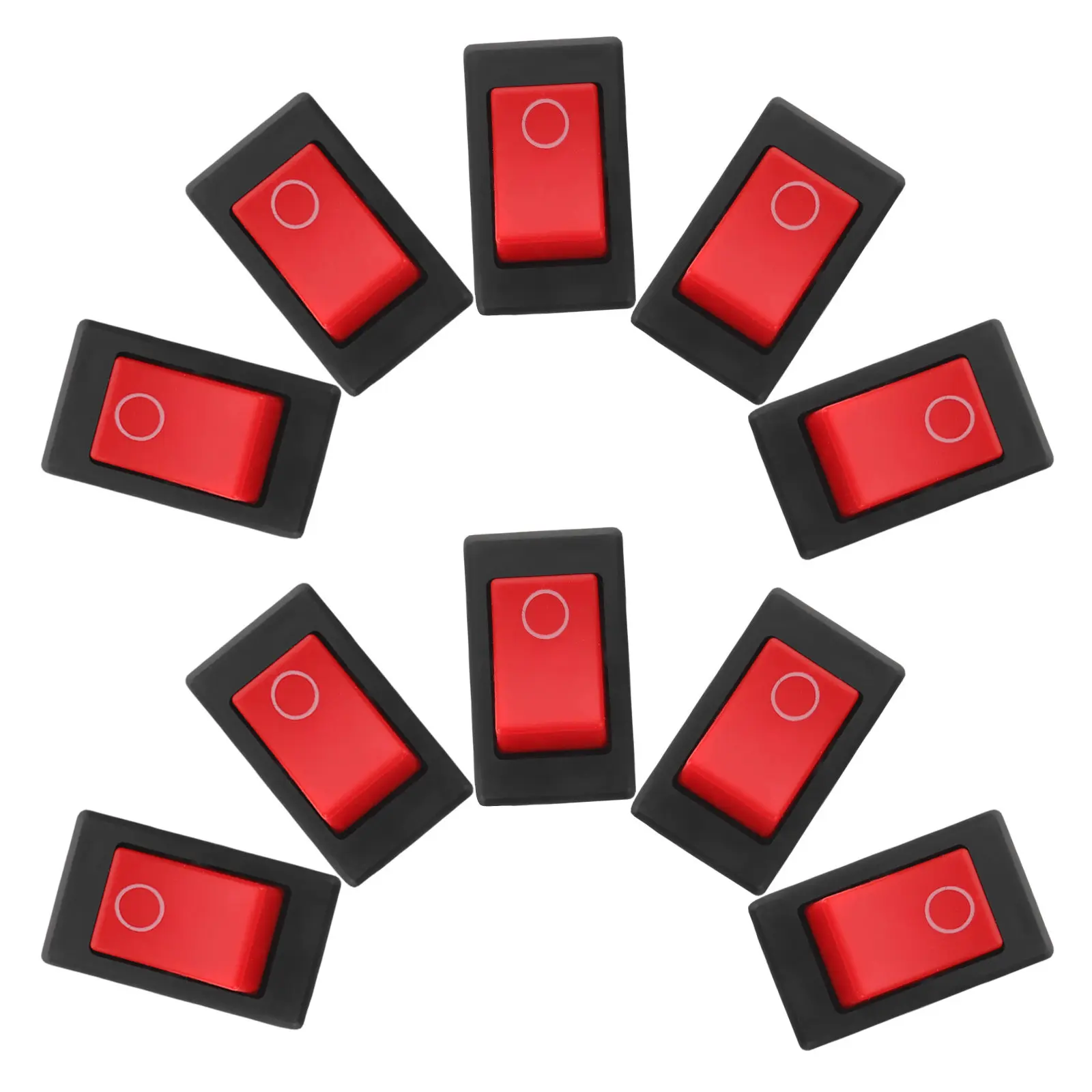 

10 шт. миниатюрных кнопочных переключателей для кондиционеров грузовиков, маленькие электрические кнопки, кнопки управления питанием кондиционера