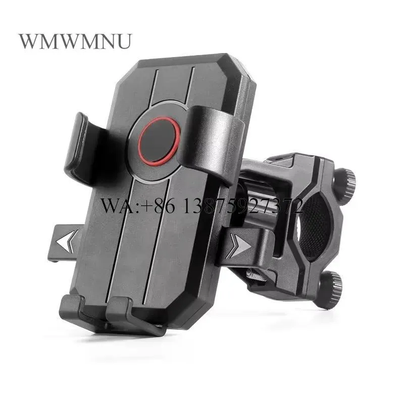 Wmwmnu for Mobile Phone Holder with Navigation Features Motorcycle Motorbike 360 Rotation Phone Holder Black