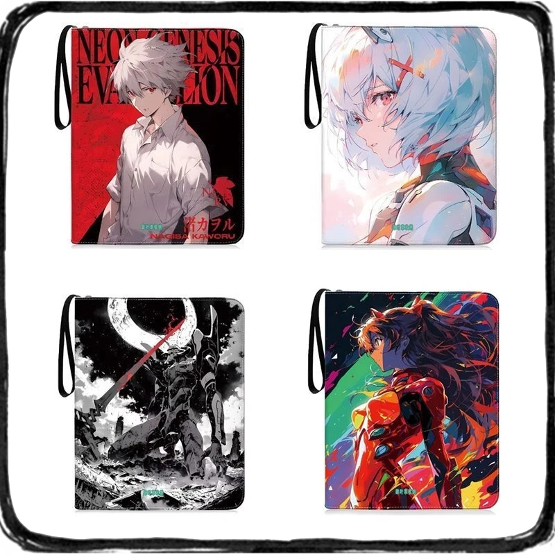 

Коллекционный альбом для карточек Neon Genesis Evangelion (EVA) на 400/900 карточек, папка-футляр на молнии, аниме-бокс для хранения, подарок для фанатов