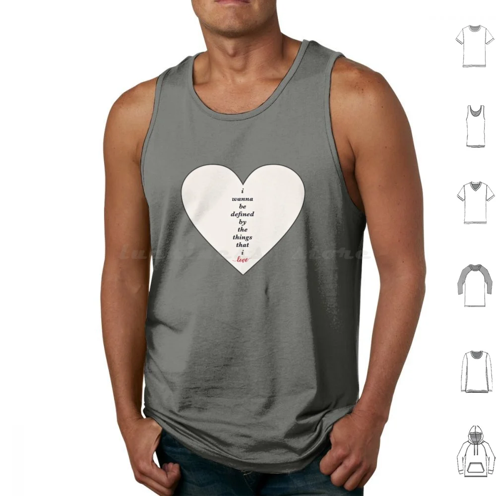 Daylight-'i Wanna Be Defined By The Things That I Love'-Music Tank Tops Vest Sleeveless 1989 Daylight Daylight Lover