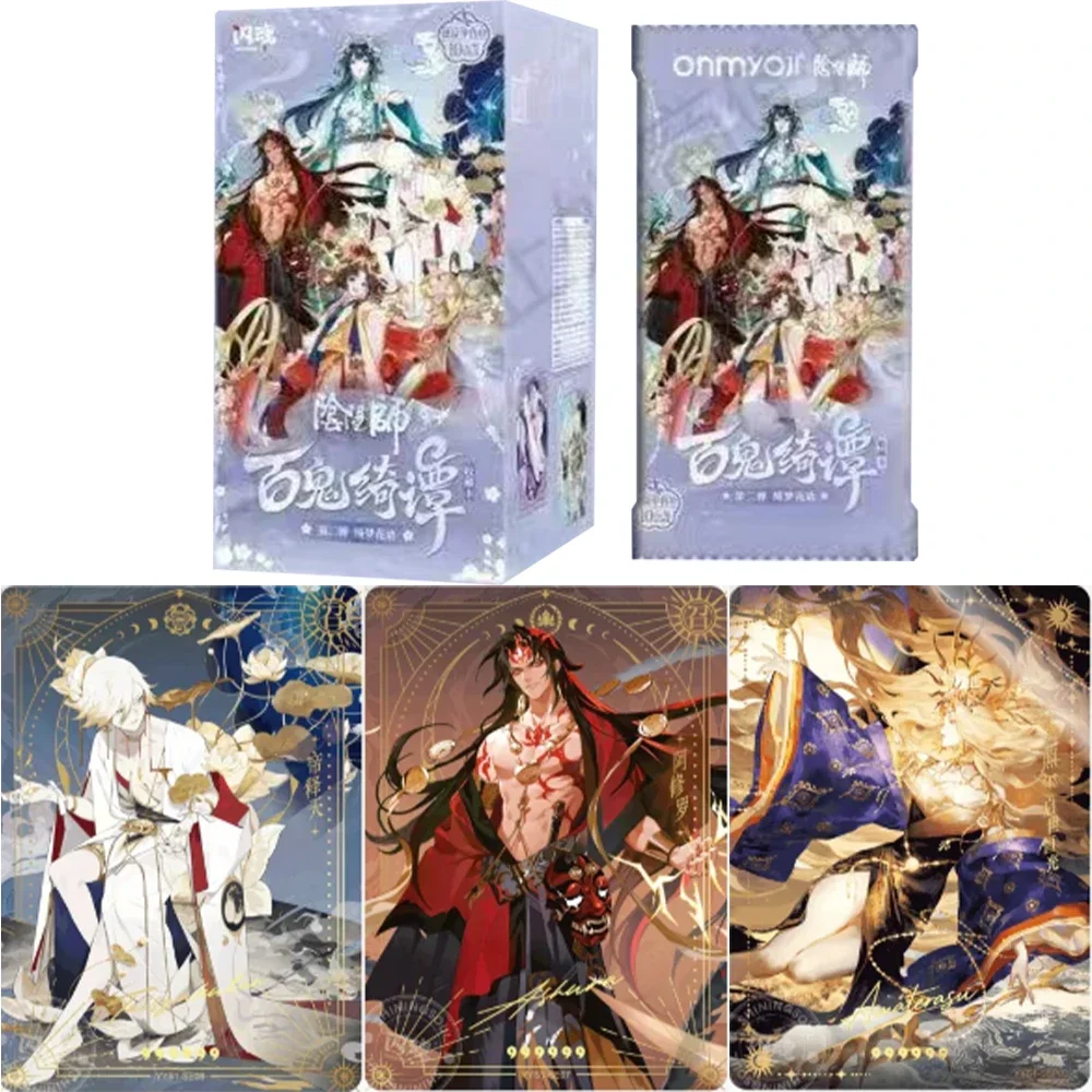 Genuine Onmyoji Card Hyakki Yagyō Series Part 2 Dreamy Flower Language Chapter Anime Collectible Cards Toy Gifts