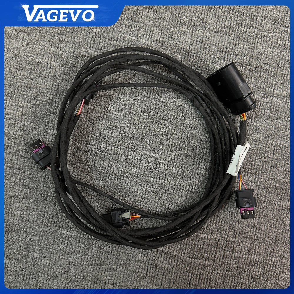 Front Bumper Parking Aid Wiring Harness 4K5971095 For Audi A6 C8 S6 A6 Avant Allroad 4PDC Parking Sensors Wire Cable 4K5 971 095