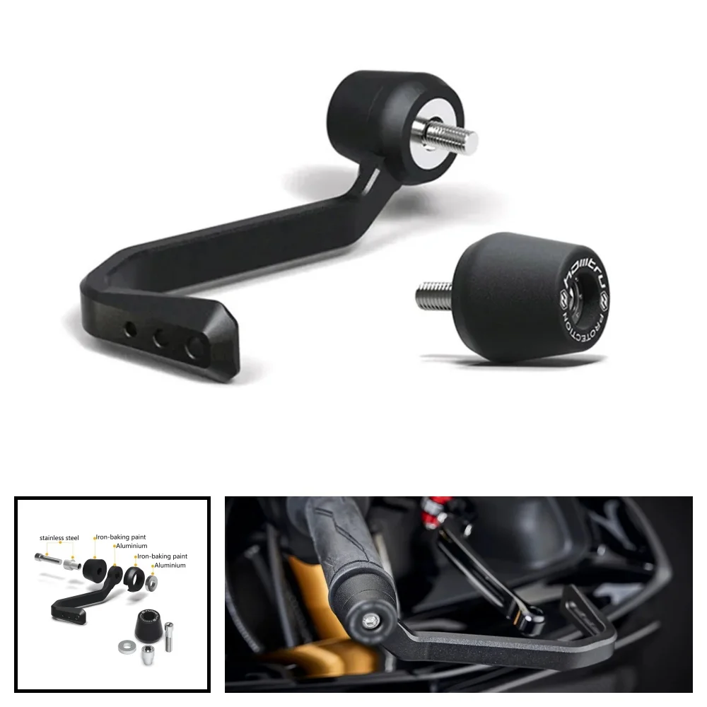 

For Yamaha YZF-R7 2022 2023 2024 2025 Motorcycle Handlebar Guard Cover Brake Clutch Lever Protection Bar Kit