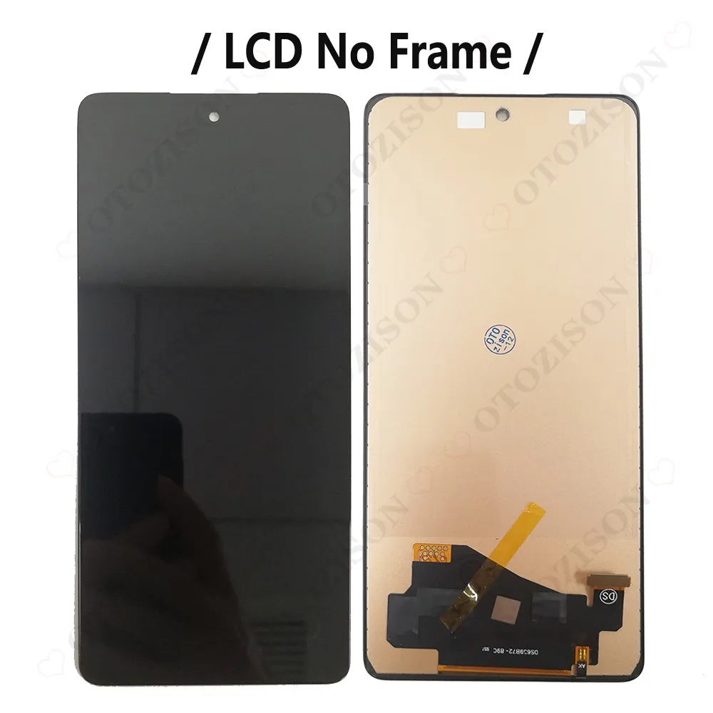 A72 4G LCD With Frame For Samsung Galaxy A72 A725 Display SM-A725F/DS A725M Screen Touch Digitizer Sensor Assembly Replacement