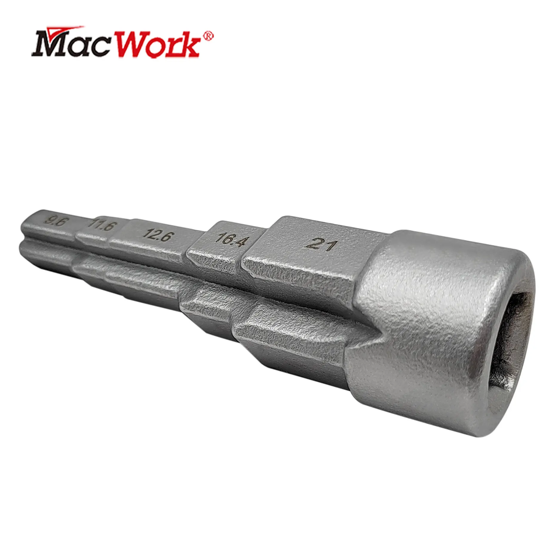 MacWork 1/2inch Drive Valve Lugs Nipple Tank Connection Five Step Drive Radiator Spud Wrench universal Durable Spanner Hand Tool