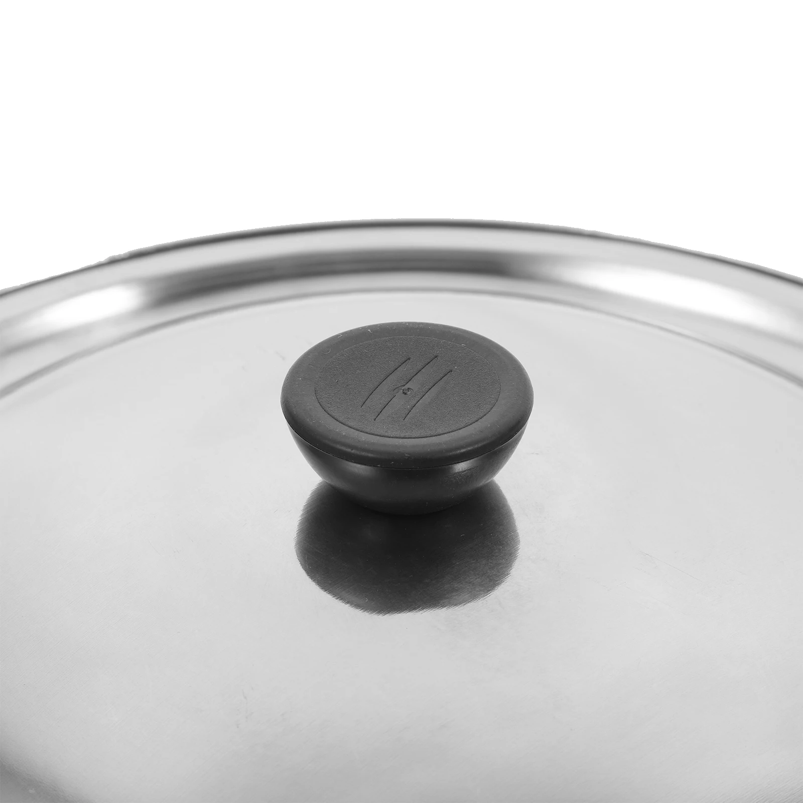 

Universal Stainless Steel Pot Pan Skillet Lid Replacement Bakelite Knob Large Size 27.5cm Kitchen Pot Lid Cover Cooking