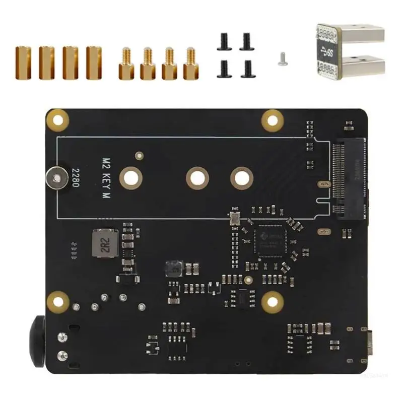 X873 USB NVMe Solid Disk Expansion Module Data Transfer 5Gbps For RPi 4 Enhances Storage Support 2280,2260,2242 Dropship