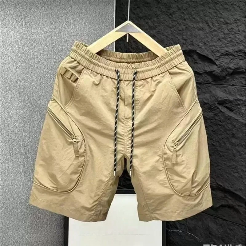 2026 Men's Summer Tactical‑Style Casual Shorts, Loose‑Fit Multi‑Pocket Knee‑Length Shorts For Hiking Work Outdoor Daily Wear