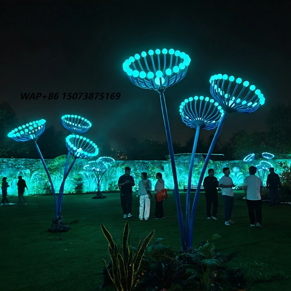 2026 New LED Dandelion Landscape Light Captivating Outdoor for Amusement Parks Resorts Themed Exhibitions Commercial Venues