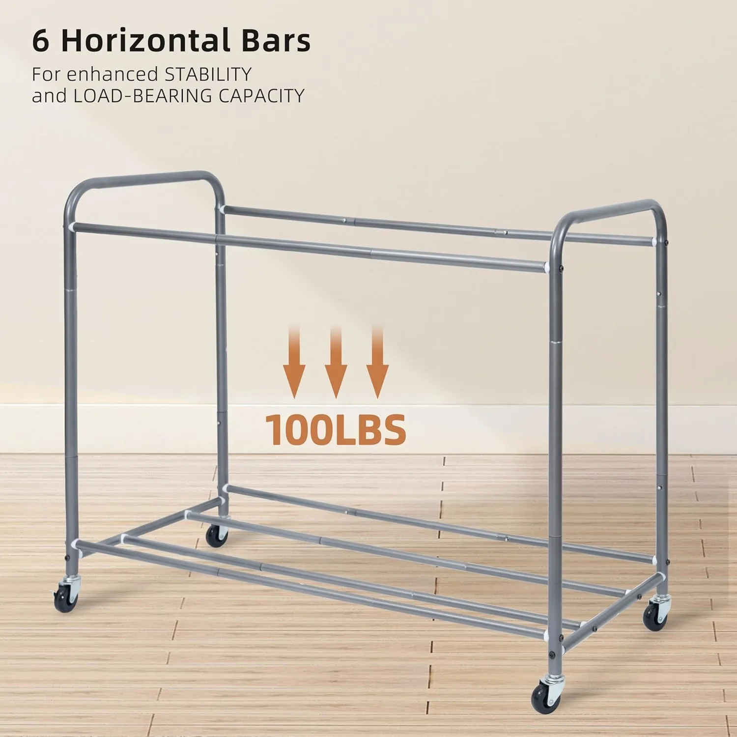 Penyortir Binatu 4 Bagian, Hamper dengan Roda dan Tas Dapat Dilepas, Hitam