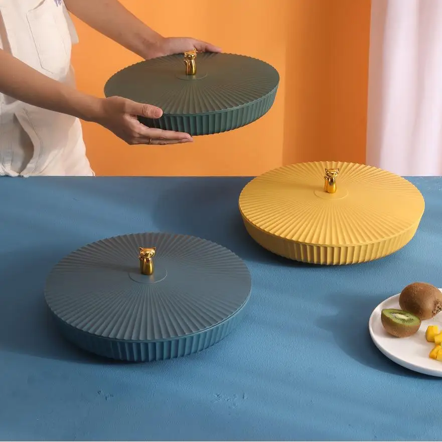 nordic-luxury-style-snack-storage-box-living-room-coffee-table-nut-dry-fruit-plate-divider-covered-candy-box-seed-plastic