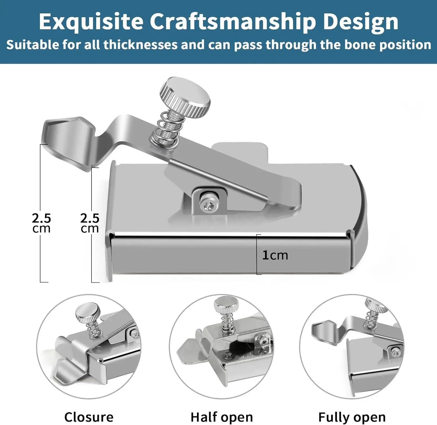 Guía de costura magnética Universal para máquina de coser Industrial doméstica, prensatelas para dobladillo enrollado, juego de 3/4/5/6/7/8/9/10mm