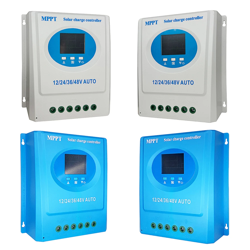 

MPPT Solar Controller 12V/24V/36V/48V Battery Charging Solar Panel Dual USB for Lead Acid Lithium Battery Solar Panel