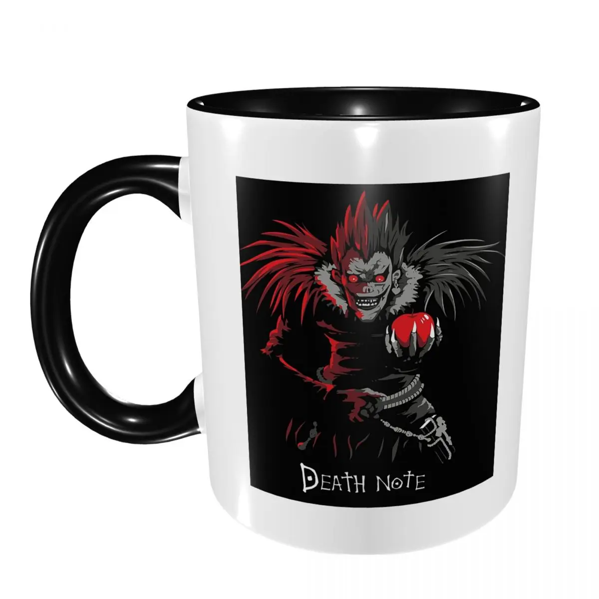 Anime Death Note L-Lawliet Mug Funny Ceramic Coffee Cups Tea Mugs Milk Cup Drinkware Gift for Woman Man
