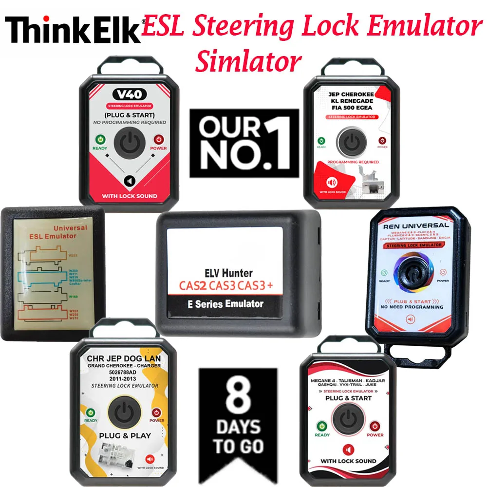 Lock Simlator for Mercedes W639 Elv Emulator with Lock Sound No Programming Required for Grand Cherokee for Dodge 2011-2013